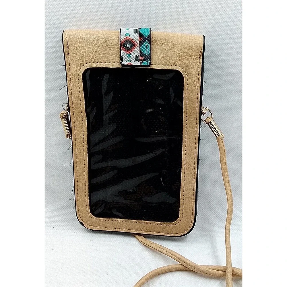 Crossbody Cell Phone Holder-Removeable Strap-Snap Closure-7inch High-5inch wide.